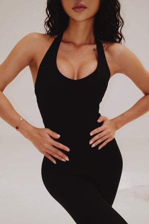 Black Divine Curve Jumpsuit (Premium Edition)
