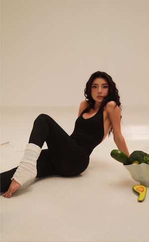 Black Divine Curve Jumpsuit (Premium Edition)